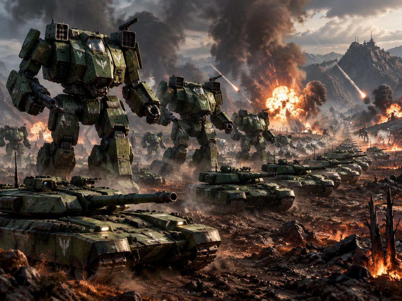 KI-Visualisierung: McCarron's Armored Cavalry